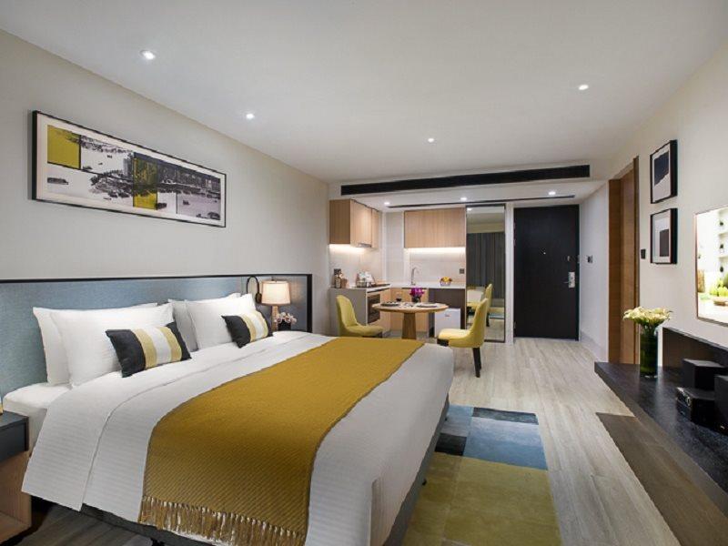 Citadines Gaoke Liangjiang Chongqing Aparthotel Exteriör bild