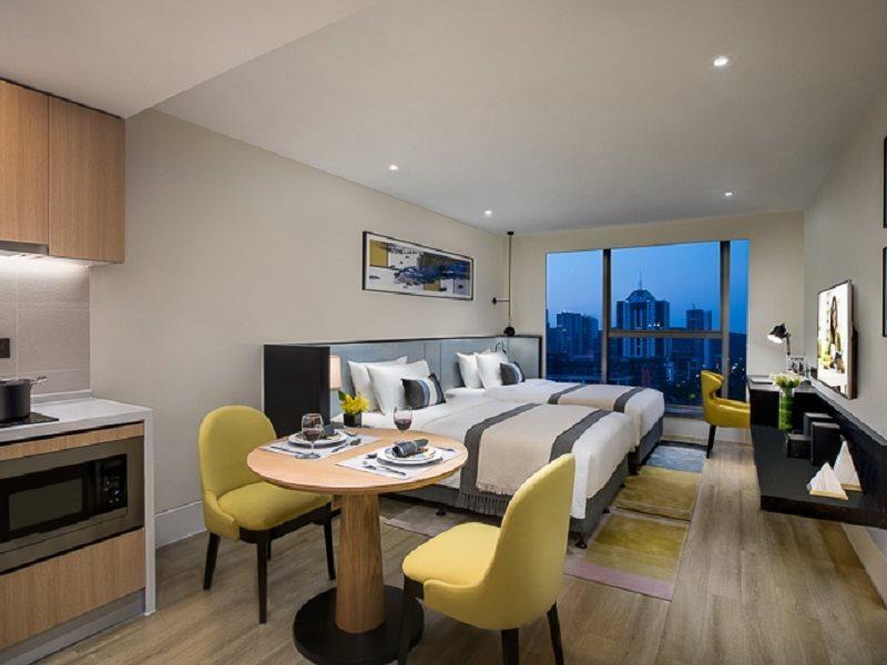 Citadines Gaoke Liangjiang Chongqing Aparthotel Exteriör bild