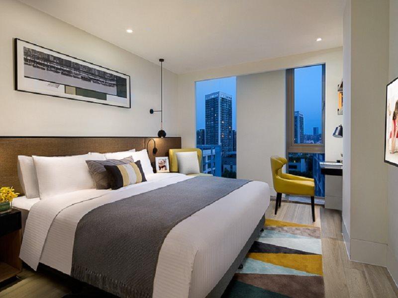 Citadines Gaoke Liangjiang Chongqing Aparthotel Exteriör bild